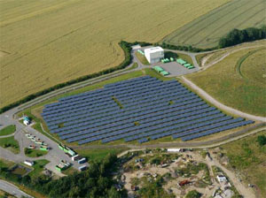 Photovoltaikanlage auf der Deponie Lipprandis